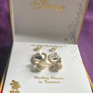 Disney Gold Mickey Mouse Earrings